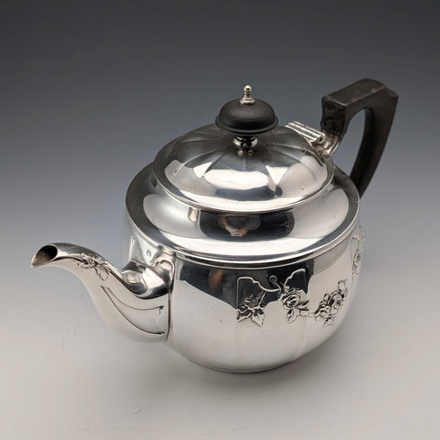 1915年左右 英國古董 鍍銀茶壺 Elkington